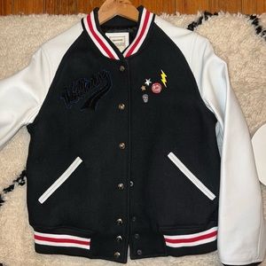 Zadig & Voltaire Jacket : Black Birdie Letterman